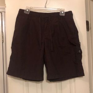 Liz Claiborne brown cargo shorts